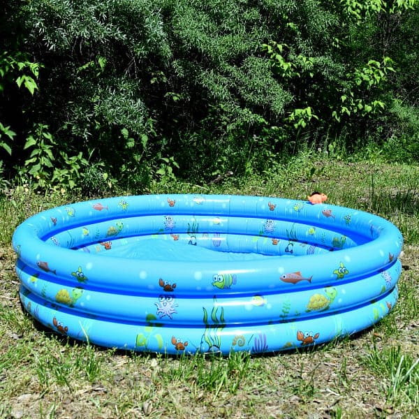 Бассейн надувной для детей. Диаметр 130 см. , 1/24