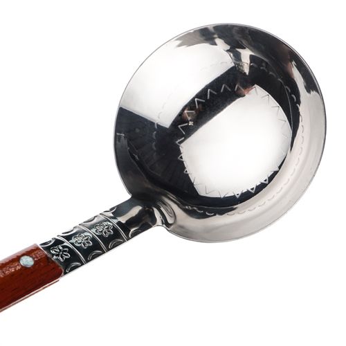 Половник метал. с деревянной ручкой, 1/120