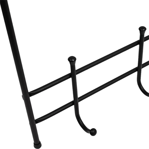 Вешалка настенная 5 крючков с полкой 410х250х745мм ВПТ5/Ч Черный, НИКА, Россия, 1/5