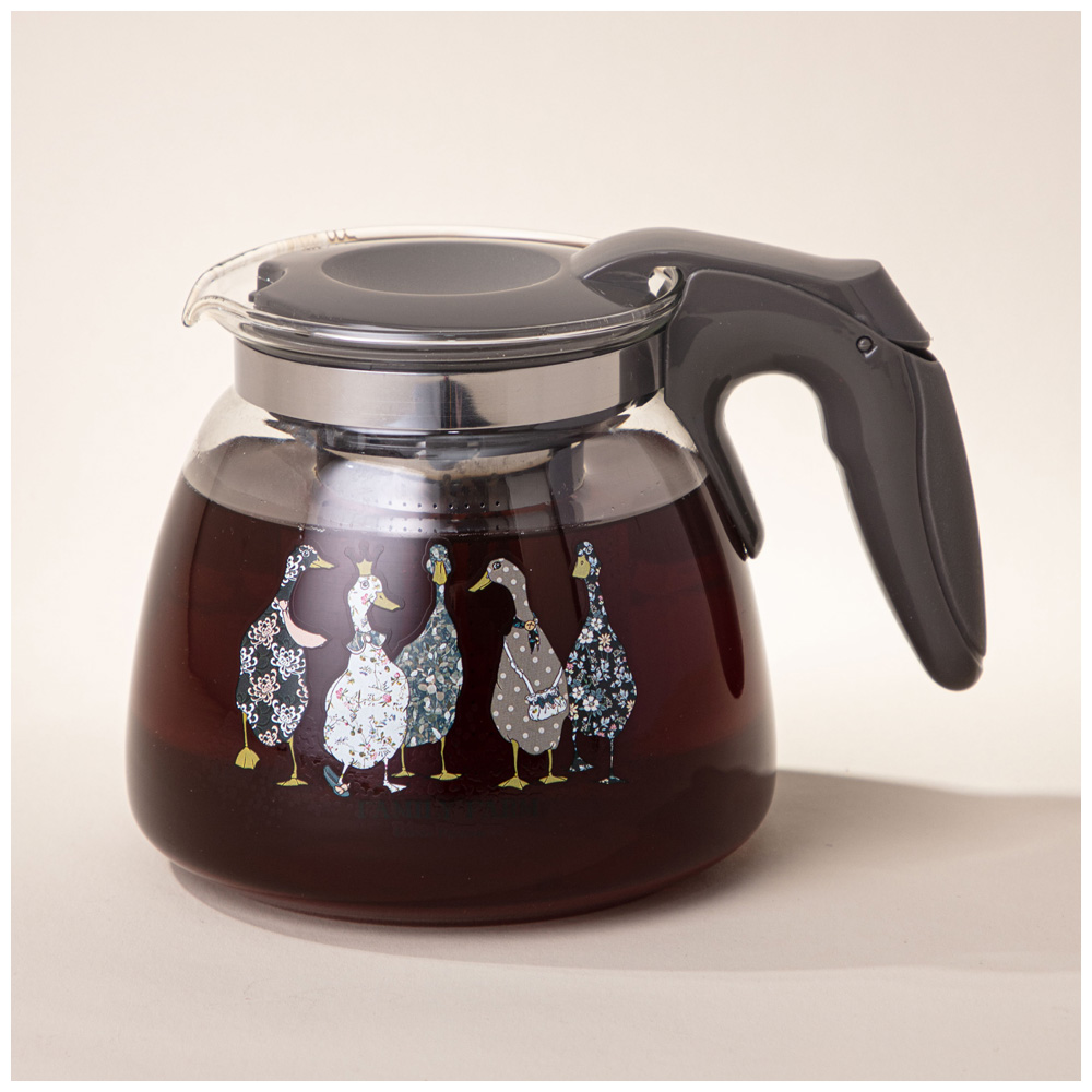 ЗАВАРОЧНЫЙ ЧАЙНИК AGNESS С ФИЛЬТРОМ, FAMILY FARM, 900 МЛ.