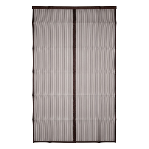 Сетка антимоскитная 100х210см, усиленная, 36 магнитов, коричневая, в комплекте липкая лента и гвозди, 1/10/60