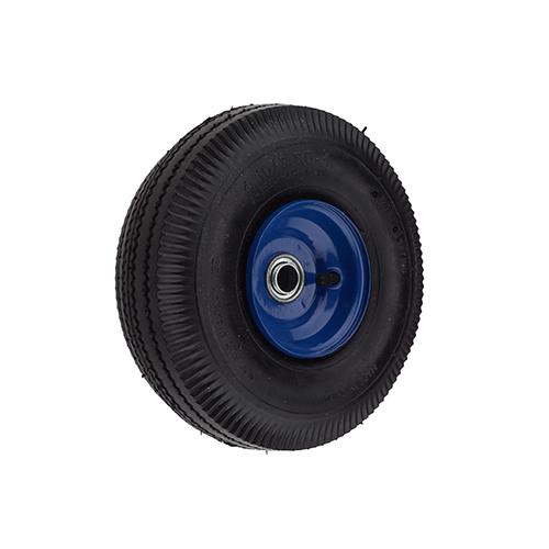 Колесо для тачки 10х4. 1/3. 50х4/20мм, не симметрич. ступица, пневмо PR1820-AC, 1/10