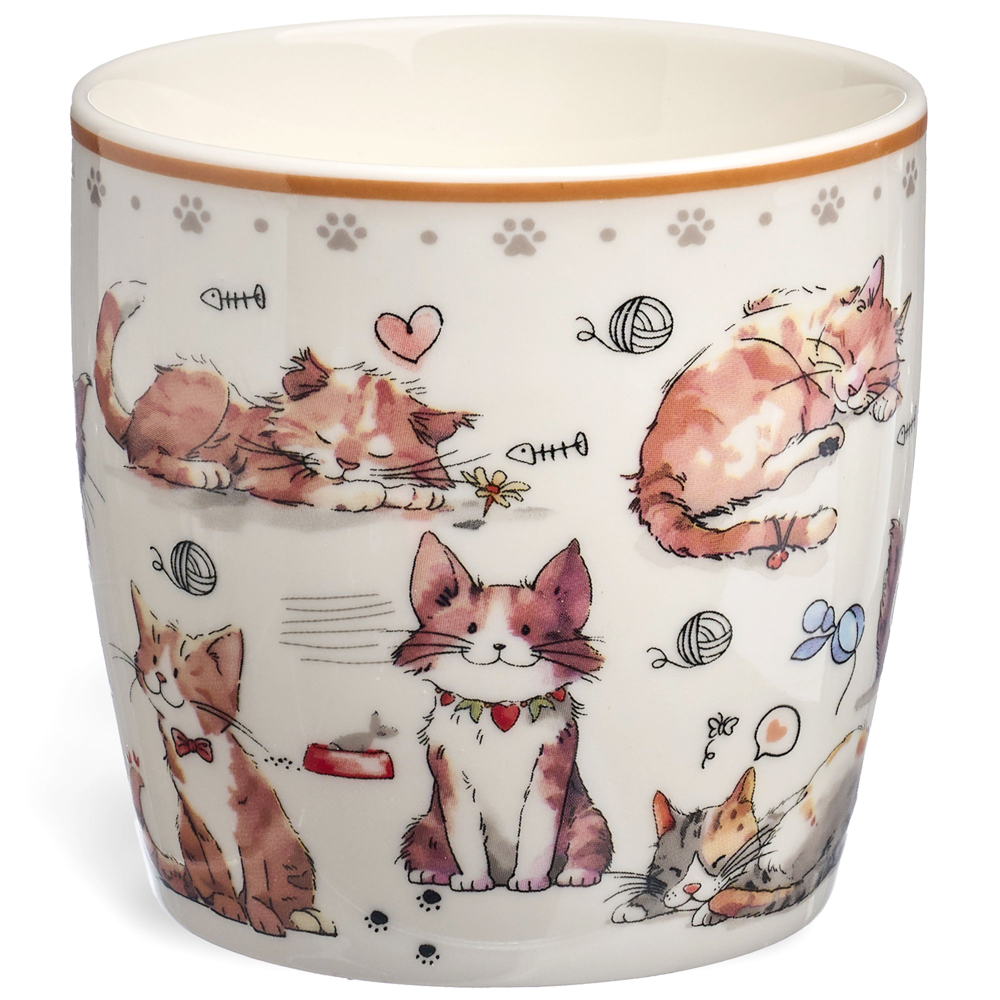 НАБОР ДЛЯ ЗАВТРАКА LEFARD, CATS,  2 ПР.: САЛАТНИК 500МЛ, КРУЖКА 345МЛ