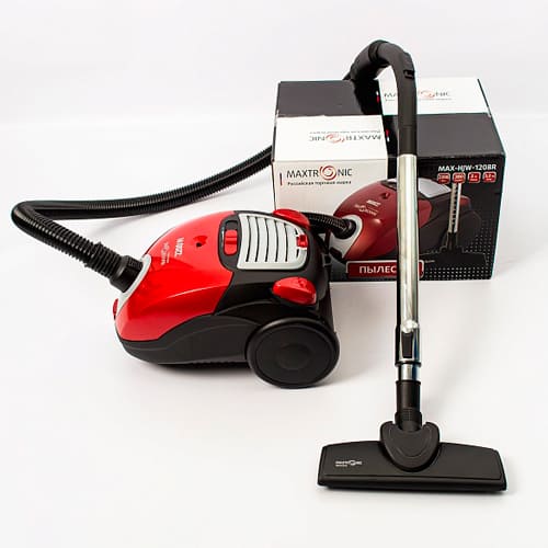 Пылесос MAXTRONIC MAX-HJW-1208R, 2200 Вт, красный