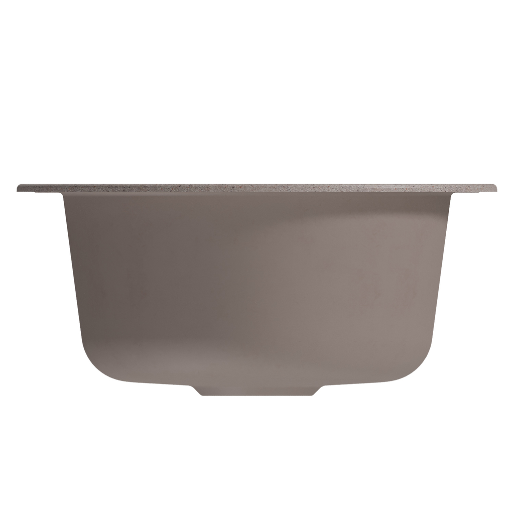 Мойкa ML-GM13 круглая, песочная, 302, 495мм, глуб. чаши 200 NEW