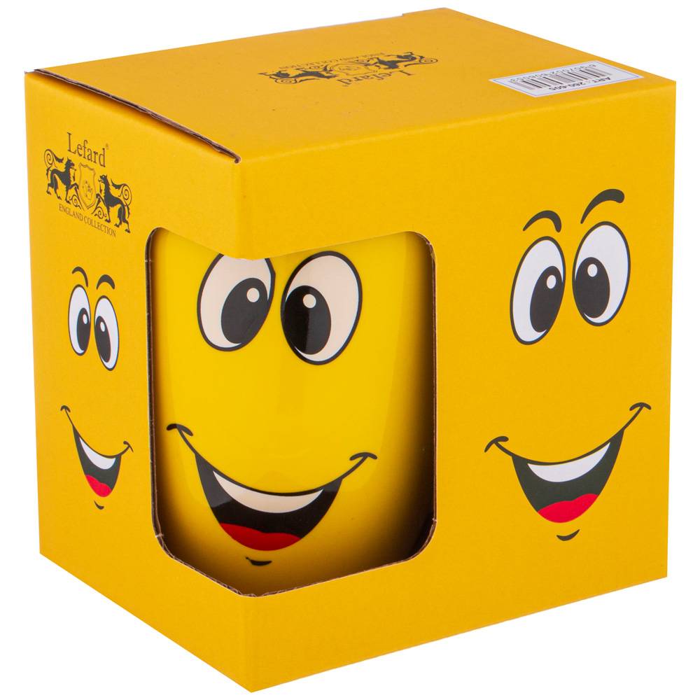 КРУЖКА LEFARD СМАЙЛ 340 МЛ