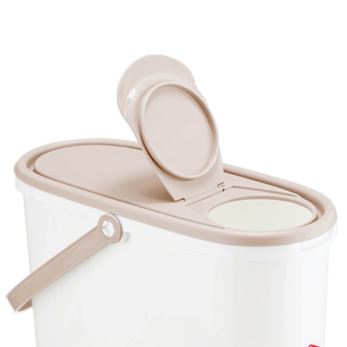 Контейнер для корма для животных 5 л IDEA М 1242, капучино