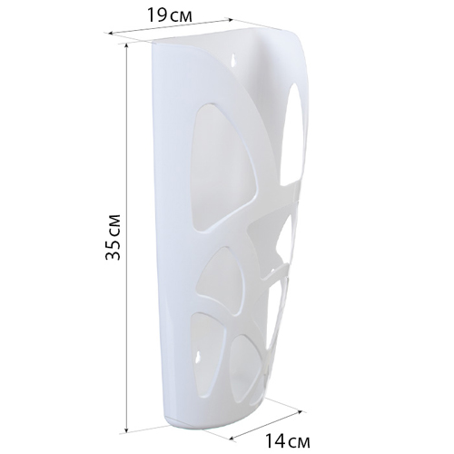 Корзина для пакетов IDEA М 2493, белая