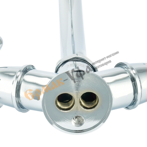 Смеситель для кухни ISTOK двуручный, кран-букса, керамика 0402. 774, 1/10