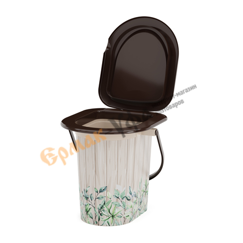 Ведро - туалет Летний день 17л, Альтернатива, м2328, 1/10