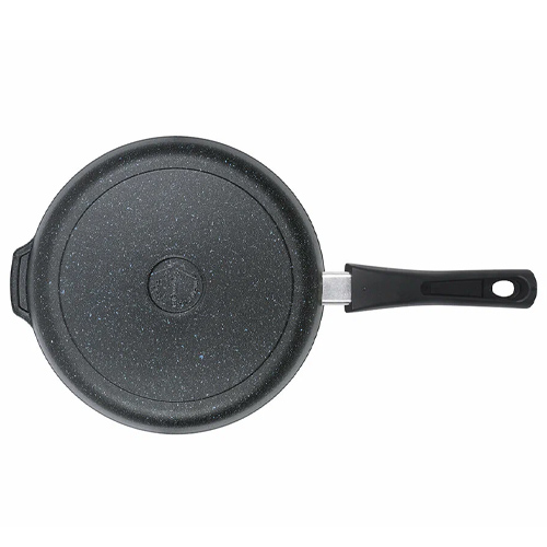 Сковорода 18см, глубокая, со сьемной ручкой АП KUKMARA, линия Granit, black, 1/6