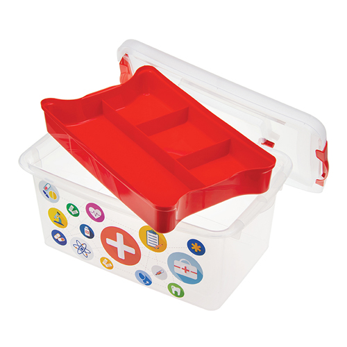 Контейнер 9 л IDEA АПТЕЧКА М 2908, красный