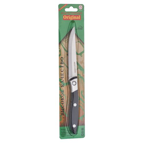 Нож кухонный 180 мм, лезвие 80 мм, комбинированная ручка, металл+пластик, 1/480