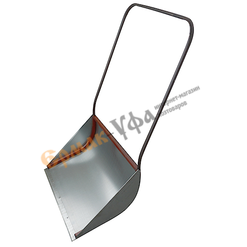 Движок-скрепер для уборки снега 750х700 мм метал. с ребром Экон. , 1/1