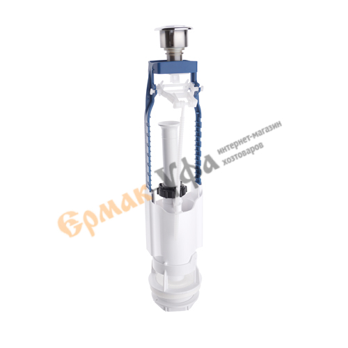 Арматура для компакт бачка, Псков, универ. 115. 55. 14. 3 хром кноп. ниж. подв. , 1/20