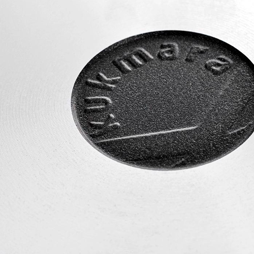 Кастрюля 4,0 л, со стеклянной крышкой, к41а KUKMARA, 1/3