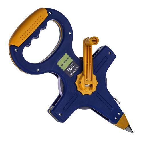 Лента мерная 50м*12,5мм геодезическая, стальная лента, 1/24