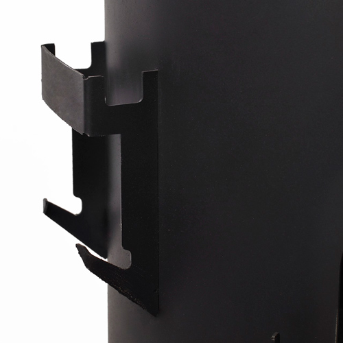 Учаг, печь-очаг, для казана 16,0л с дверцей и дымоходом 410мм сталь 2мм РОССИЯ, 1/1