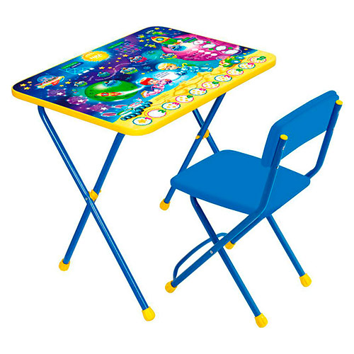 Стол детский + стул с мягк. сиденьем Дисней (детский комплект) Познайка  КП2, цвет в ассортиенте (НИКА)