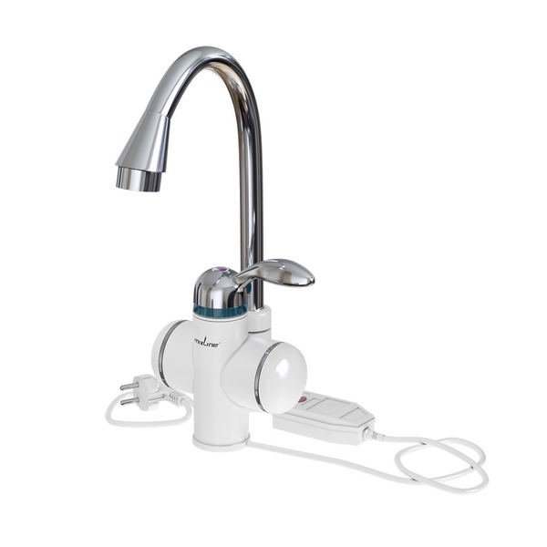 Проточный водонагреватель WH-001, 3, 3 кВт, УЗО, кухня MIXLINE