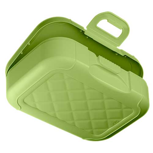 Ланч-бокс детский 0.85 л Homver 222119320/04, с декором Baby party, салатовый