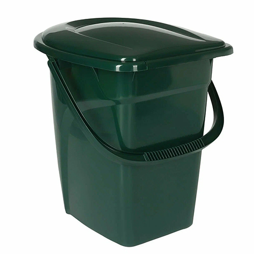 Ведро - туалет 24л, зеленый, 1/6