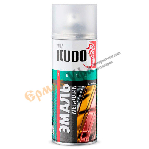 Эмаль аэрозольная хром 520мл ун. КУДО KU-1027, 1/12