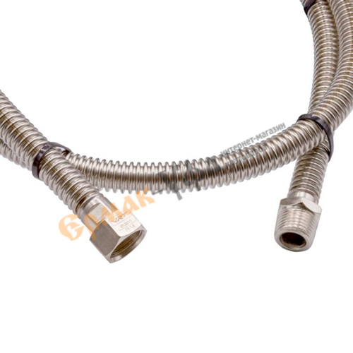 Подводка для газа 1/2 200см ГШ Сильфонная VRT-152001, 1/1