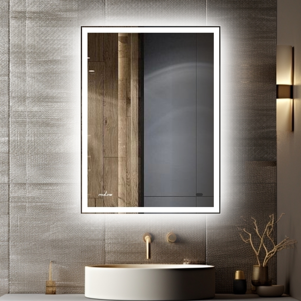 Зеркало MIXLINE, Велес, 600*800, ШВ бесконтактный сенсор, светодиодная подсветка НОВИНКА