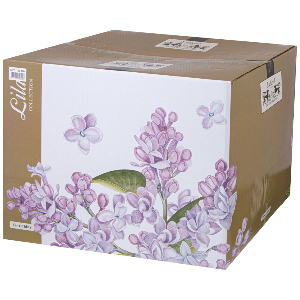 СТОЛОВЫЙ СЕРВИЗ LEFARD, LILAC, НА 6 ПЕР. 23 ПР., КОР=2НАБ.