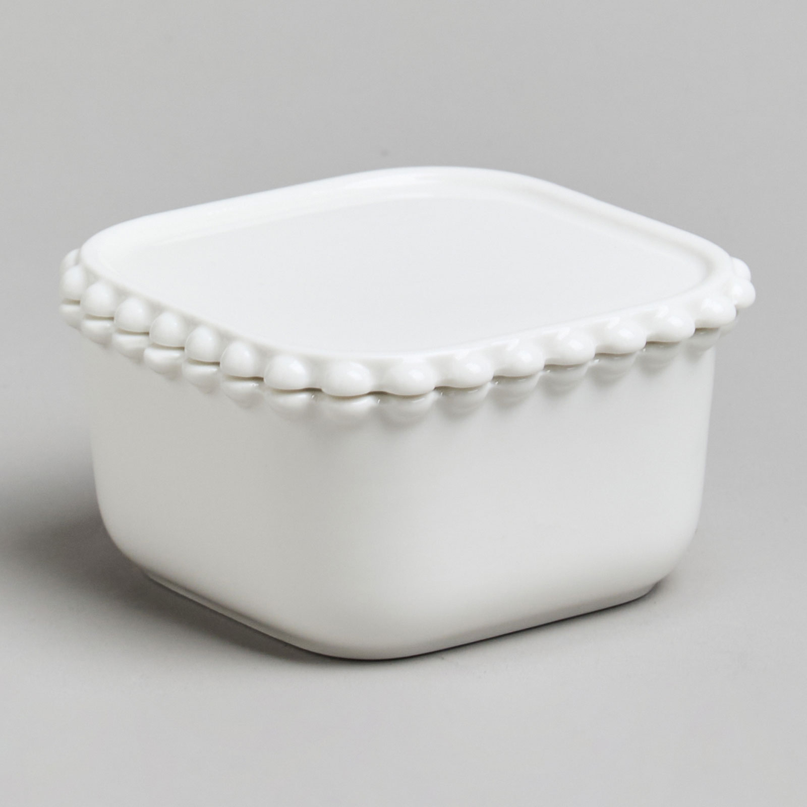 НАБОР ИКОРНИЦ LEFARD, PEARL, С КРЫШКАМИ 2 ШТ. КВАДРАТ. 10*5, 5 СМ 200 МЛ