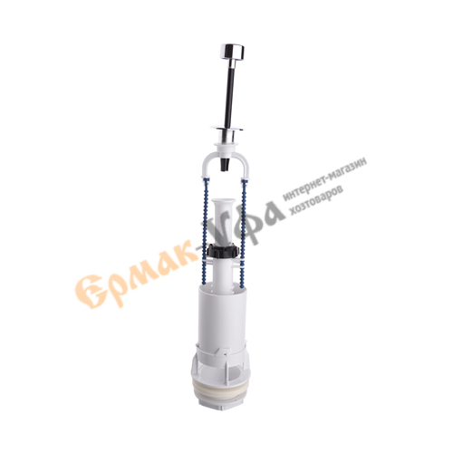 Арматура для компакт бачка, Псков, универ. 110. 55. 14. 3 хром шток. ниж. подв. , 1/25