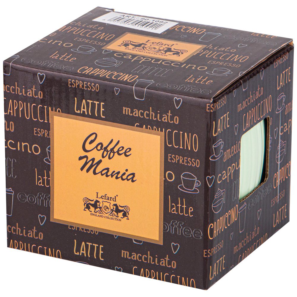 КРУЖКА LEFARD COFFEMANIA 340МЛ, МЯТНАЯ