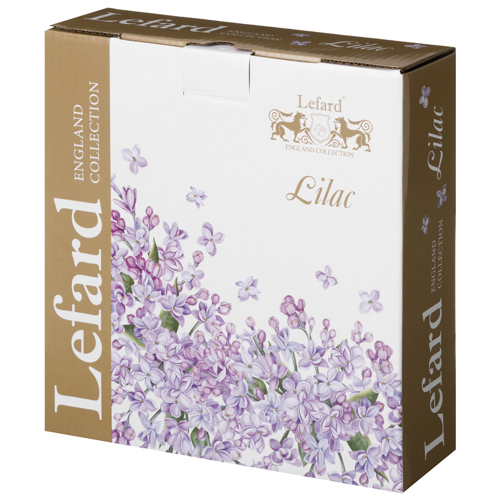 НАБОР ТАРЕЛОК ЗАКУСОЧНЫХ LEFARD  "LILAC" 4 ШТ. 20,5 СМ МИКС (КОР=12НАБ.)