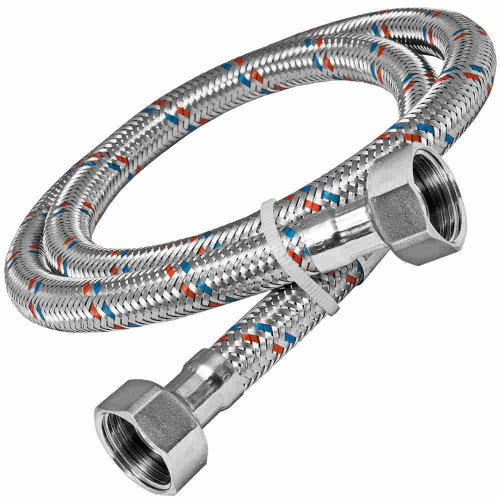 Подводка гибк. д/в 40см ГГ 1/2 AQUALINE латун. гайка, 10/100