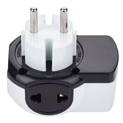 Адаптер для вилок 2USB универсальный, 16А 250W с подсветкой, 12/240