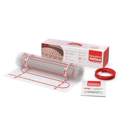 Теплый пол, мат, «КВАДРАТ ТЕПЛА» СТН КМ-750-5,0 двухжильный, 1/1