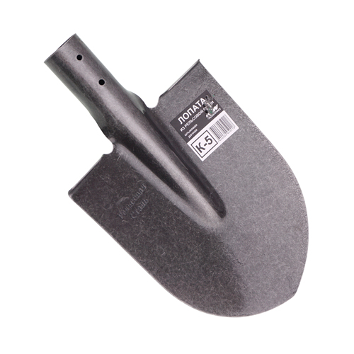 Лопата штыковая рельсовая сталь дачная К-5, серый, 12/12