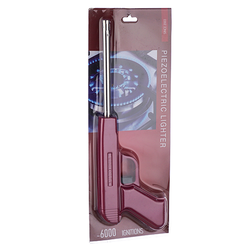 Зажигалка пьезо JZDD- , пистолет, цвета микс 880786, 1/240
