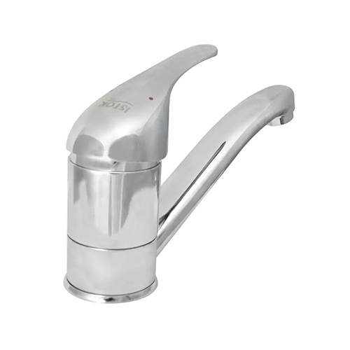 Смеситель для раковины ISTOK LUXE одноручный, латунный, излив 150 мм 0402. 783, 1/10