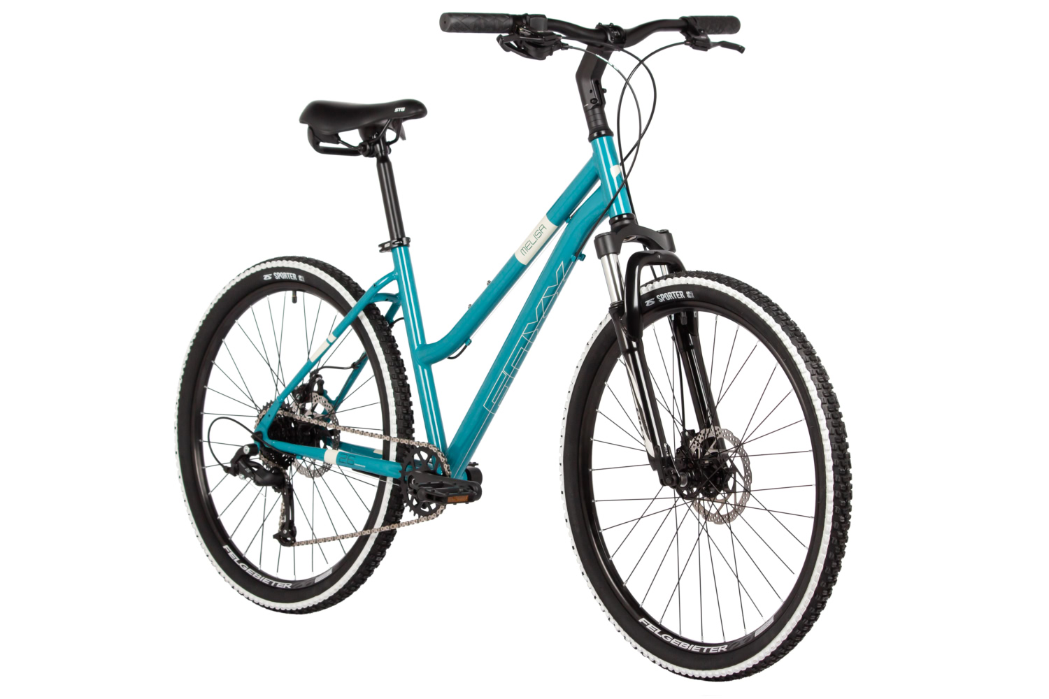 Велосипед FOXX 26" MELISA зеленый, сталь, размер 19