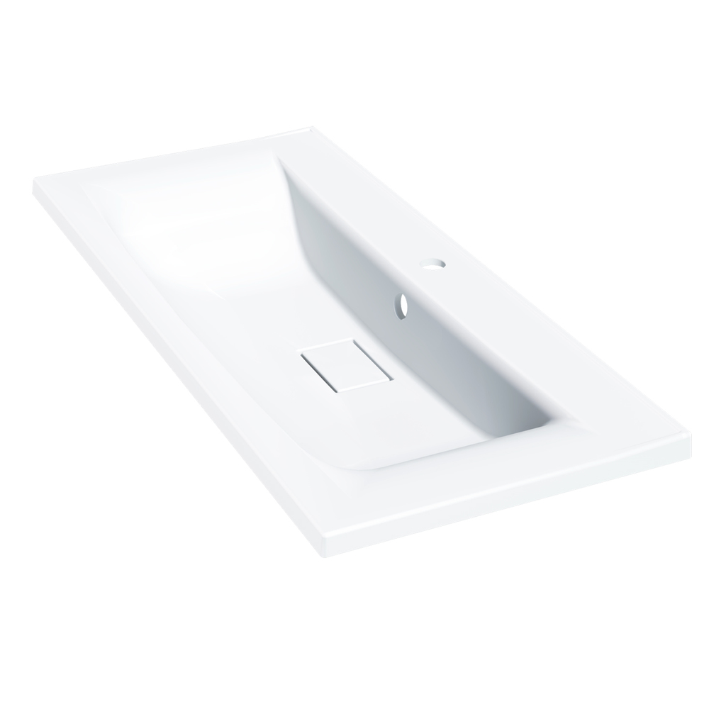 Раковина накладная, НЕЛЛИ-90, белый, MIXLINE