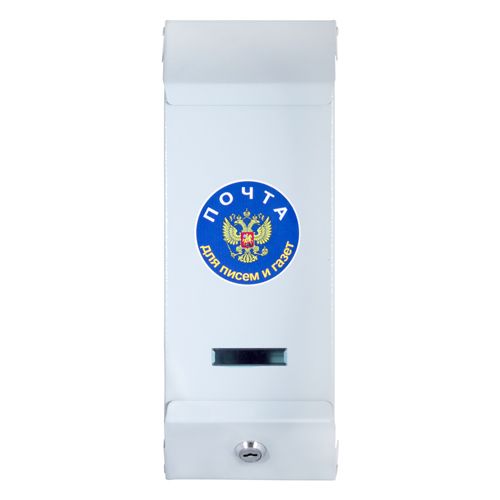 Ящик почтовый Столбик с замка, серый шагрень, 20