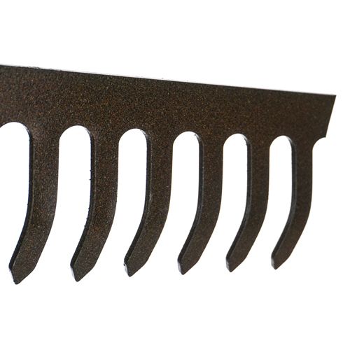 Грабли прямые 14 зубьев углеродистая сталь без черенка толщина металла 2,5 мм SPETSTEXNIK, 10/10