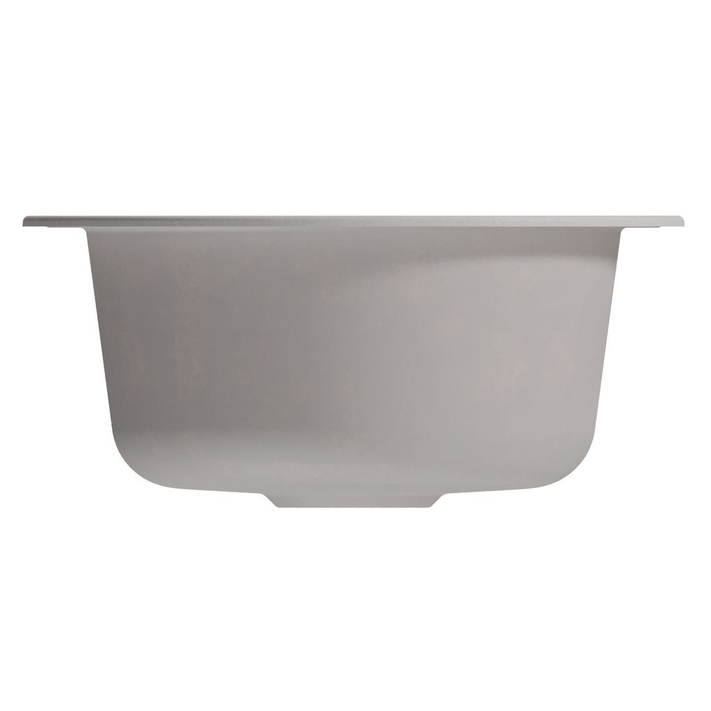 Мойкa ML-GM13 круглая, ультра-белая, 341, 495мм, глуб. чаши 200 NEW