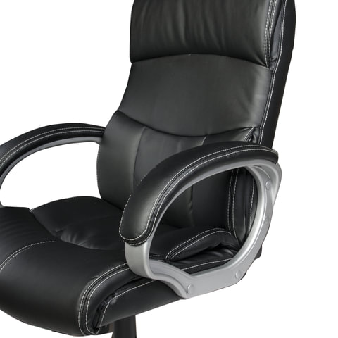 Кресло офисное BRABIX, Impulse EX-505,  экокожа, черное, 530876