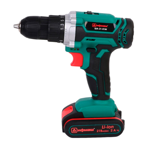 Дрель-шуруповерт аккумулятор 21V ДИФМАШ, ША-21-01 М, 1/10