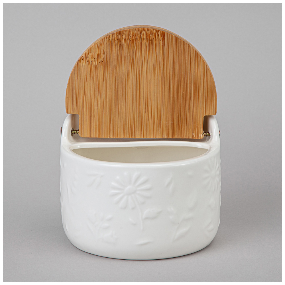 БАНКА LEFARD, FLOWERS STORY, С ДЕРЕВ. КРЫШКОЙ 11, 5*10, 5*9 СМ 450 МЛ