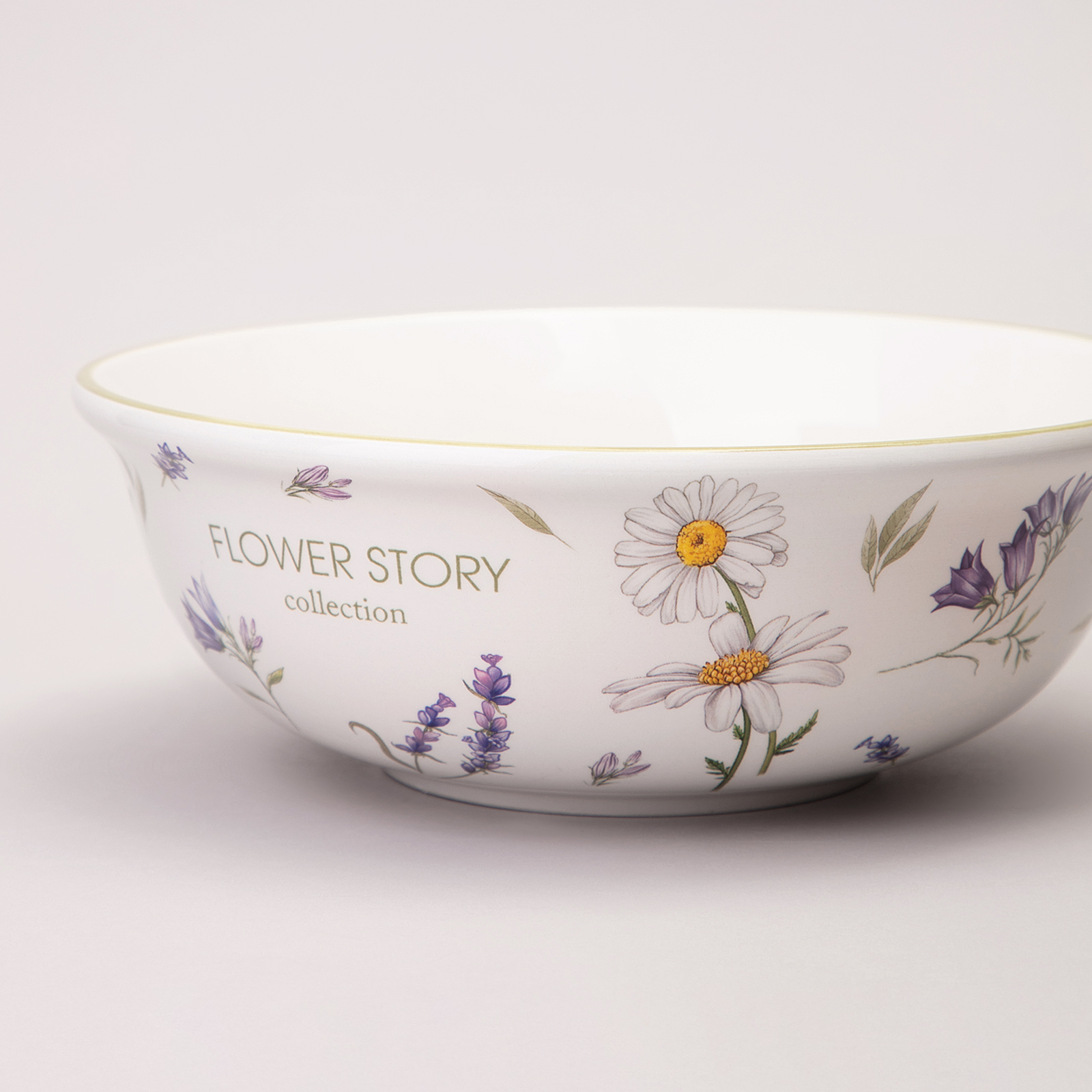 САЛАТНИК AGNESS, FLOWER STORY, 21, 5*7, 5 СМ 1350 МЛ, КОР=8ШТ.