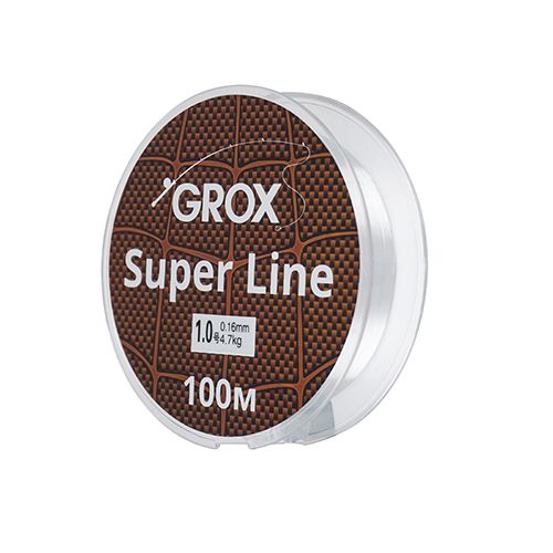 Леска GROX Super Line Универсальная 0,16х100м, 5,5кг 1/500
